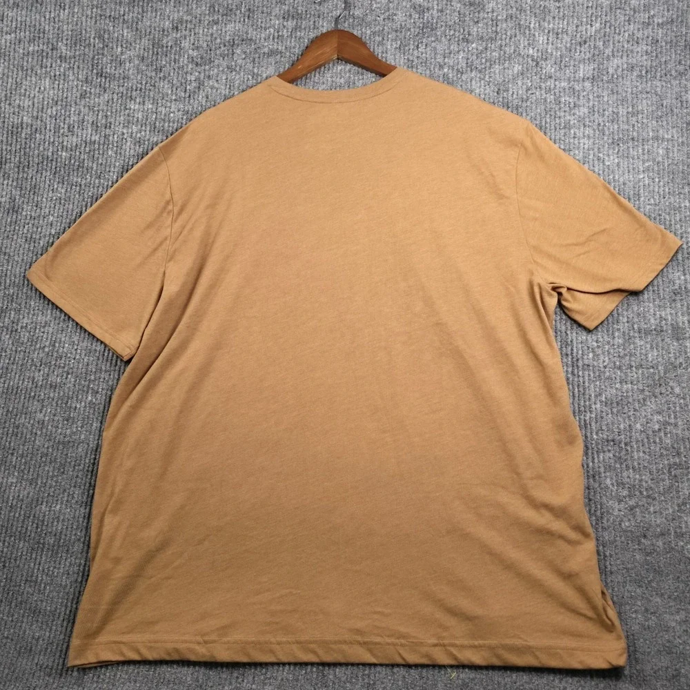 Banana Republic Premium Wash Tee Mens XXL Tall Camel Brown Casual Basic Core NWT